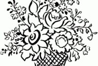 ausmalbild blumenstrauß geburtstag ausmalbild blumenstrauß geburtstag