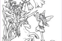 einhörner und feen ausmalbilder einhörner und feen ausmalbilder