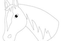 pferdekopf zum ausdrucken pferdekopf zum ausdrucken