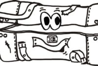 koffer ausmalbild koffer ausmalbild