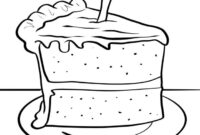 kuchen malvorlage kuchen malvorlage