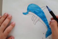 delfin malen leicht delfin malen leicht