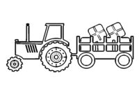 traktor malen vorlage traktor malen vorlage