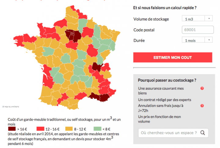 comparateur prix garde meuble