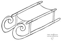 schlitten malen schlitten malen