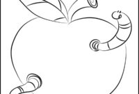 ausmalbilder apfel mit wurm ausmalbilder apfel mit wurm