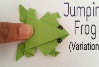 faltanleitung frosch