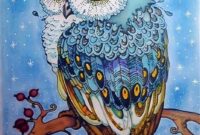 eule selber malen eule selber malen