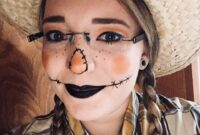 schminken vogelscheuche schminken vogelscheuche