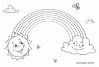 regenbogen bild malen regenbogen bild malen