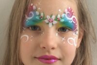 blumen gesicht schminken