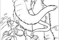 ausmalbild ice age ausmalbild ice age