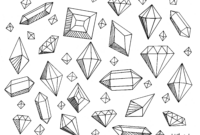 edelstein ausmalbild edelstein ausmalbild