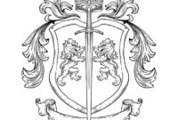 wappen ritter vorlage