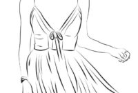 kleider zum ausmalen und ausdrucken