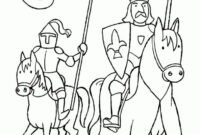 ritter rost ausmalbild