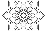 mandala einfach blumen mandala einfach blumen