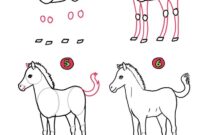 galopp pferde zeichnen