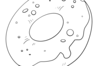 donut zum ausmalen donut zum ausmalen