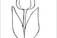 tulpe vorlage zum ausdrucken