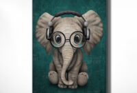 malen nach zahlen erwachsene elefant