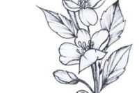 blumen gezeichnet einfach