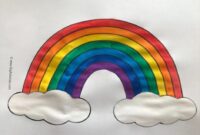 regenbogen malen einfach