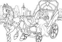 kutsche ausmalbild