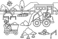 baustelle zum ausmalen