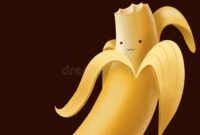 banane gesicht malen