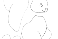 schablone eichhörnchen bastelvorlage