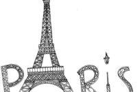 eifelturm zum ausmalen