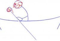 boot zeichnen leicht