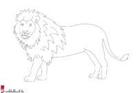 löwe zum malen löwe zum malen