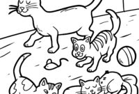 ausmalbild katzen