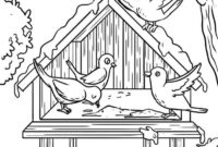 ausmalbild vogelhaus ausmalbild vogelhaus