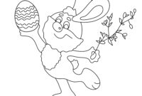 osterhas zum ausmalen