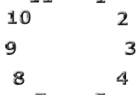 zifferblatt zum ausdrucken