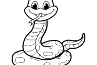 ausmalbild schlange ausmalbild schlange