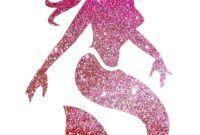 meerjungfrau schablone zum ausdrucken
