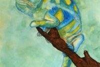 chamäleon malen einfach chamäleon malen einfach