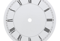 zifferblatt uhr zum ausdrucken