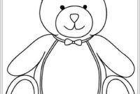 teddybär vorlage zum ausdrucken