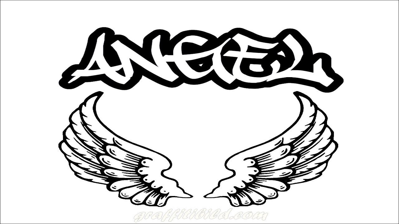 Beste Graffiti Ausmalbilder zum Ausdrucken Kostenlos - Graffiti Schrift