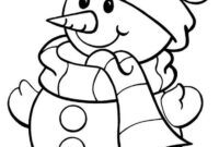ausmalbild schneemann ausmalbild schneemann