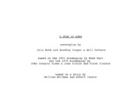 a star is born script a star is born script