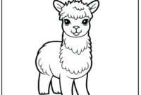 alpaka vorlage zum ausdrucken alpaka vorlage zum ausdrucken