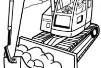 bagger bilder zum ausdrucken