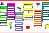 coole stundenpläne zum ausdrucken