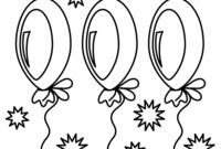 luftballons ausmalbilder luftballons ausmalbilder